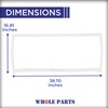 Whole Parts Refrigerator Door Seal Gasket (White) Part# 055699-000 -