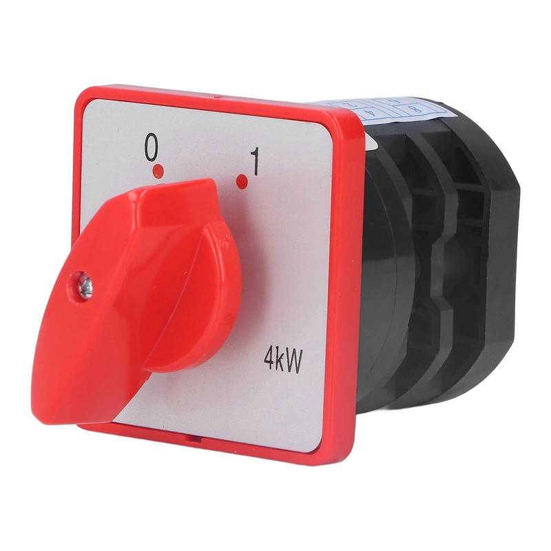 Changeover Switch PC Flame Retardant Combination Selector Switch 2 Sections