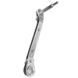 Uniweld 70075 Reversible Offset Ratchet Wrench with DHW316 Dual Hex Adaptor