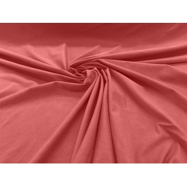 Backdrop King Inc, 58/60" Wide Cotton Jersey Spandex Knit Blend 95% Cotton 5 Percent Spandex/Stretch Fabric/Costume (Salmon, 4 Yards)