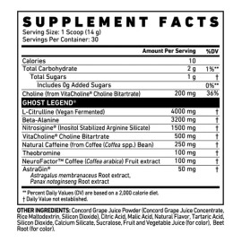 Pre Entreno Ghost Legend Pwo 30 Serv Variedad De Sabores Sabor Welchs Grape