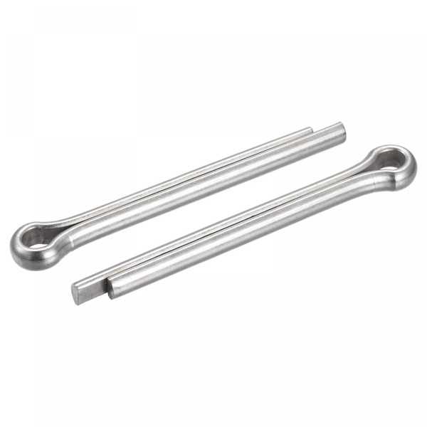 sourcing map 304 Stainless Steel Cotter Pins, 8mm x 70mm
