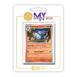 Lugulabre (Skelabra) 38/167 Holo or Reverse (Random) - Myboost X Écarlate et Violet 6 - Mascarade Crépusculaire Box with 10 French Pokémon Cards