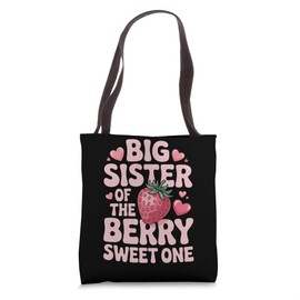 Cute Strawberry Big Sister Berry Sweet One Tote Bag