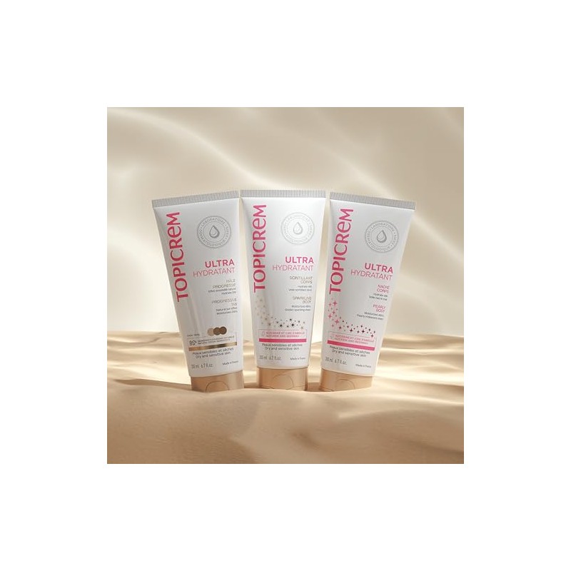 Topicrem Leche Corporal Ultra- hidratante Efecto Brillante - 200 ml