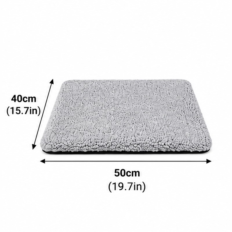 Self-Heating Pet Mat for Cats & Dogs – Washable Fiber