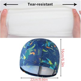 3 PCS Swimming Cap,Comfortable Swim Cap for Boys Girls,for Age 2-12 Teens,Swim Cap for Long Short Hair.