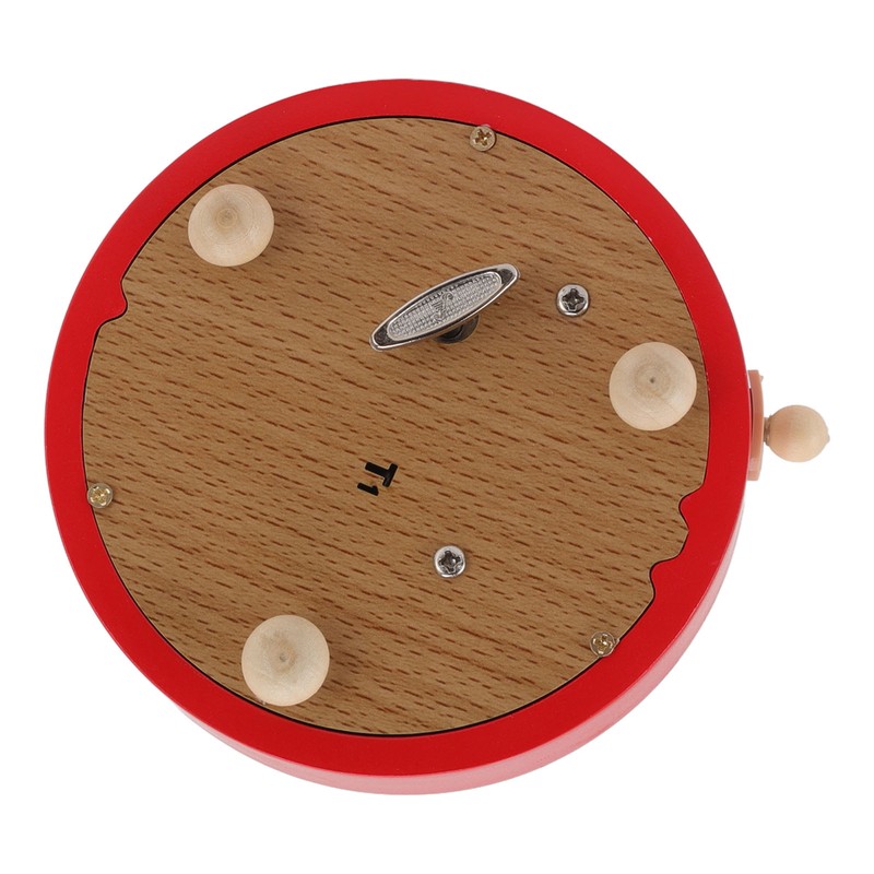 Christmas Music Box Wood Carousel Delicate Clockwork Musical Box Decoration