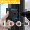Rerishom Door Lock Withstand 800 lbs for Inward Swinging Door,