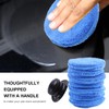 Garneck 7pcs Car Wax Applicator Pads Kit with 1pcs Handle