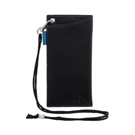 809hachimarc Eyeglass Case, Strap, Portable, Eyeglass Case, Leather, Genuine Leather, Slim, Neck Strap, Leather Strap, Glasses, Eyeglass Case, Leather, Simple, Gift, Lightweight, Compact, Protection,