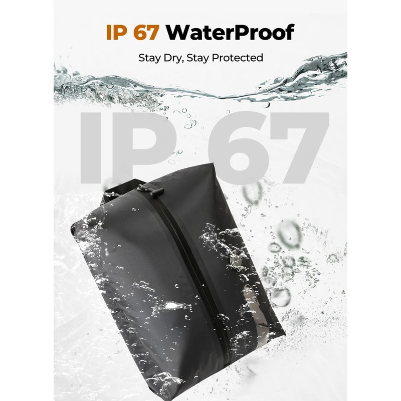 POIXM Vacuum Bags for Travel with Pump, Reusable Space Saver