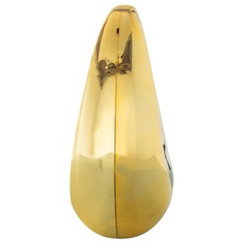 YYW Women Acrylic Evening Handbag Unique Moon Top Handle Clutch Purse Shoulder Bag for Party Prom (Gold)