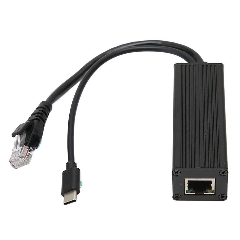 POE Splitter Metal Shell Design 5V 2.5A Type C Interface