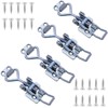Set of 4 Stainless Steel Toggle Latches, Snap Lock Large