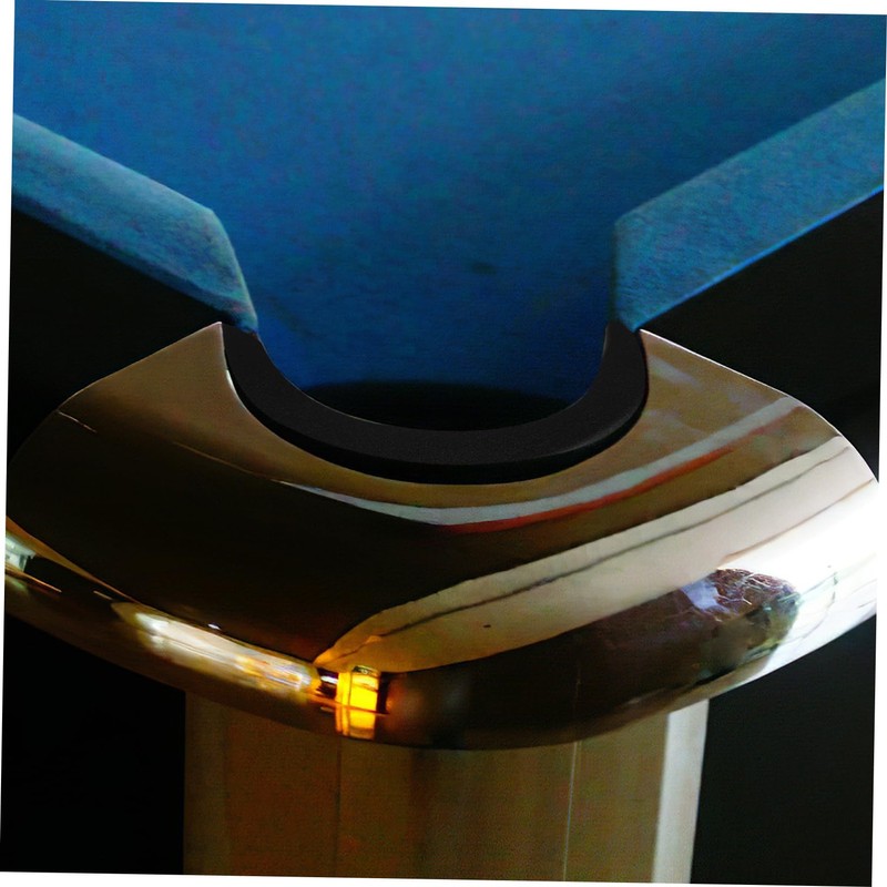 GRIRIW 6PCS Pool Table Pocket Liner Set Durable Plastic Billiards