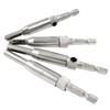 Unlorspy 4Pcs Versatile Sizes HSS Self Centering Drill Bit Set,1/4"