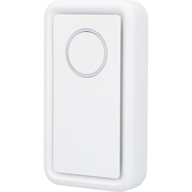 UNITEC WD11 Wireless Doorbell, 18 Melodies, 4 Volume Levels up to 85 dB, Acoustic and Optical Bell Indicator, Forwarding, 100 m Range, LED Display, White