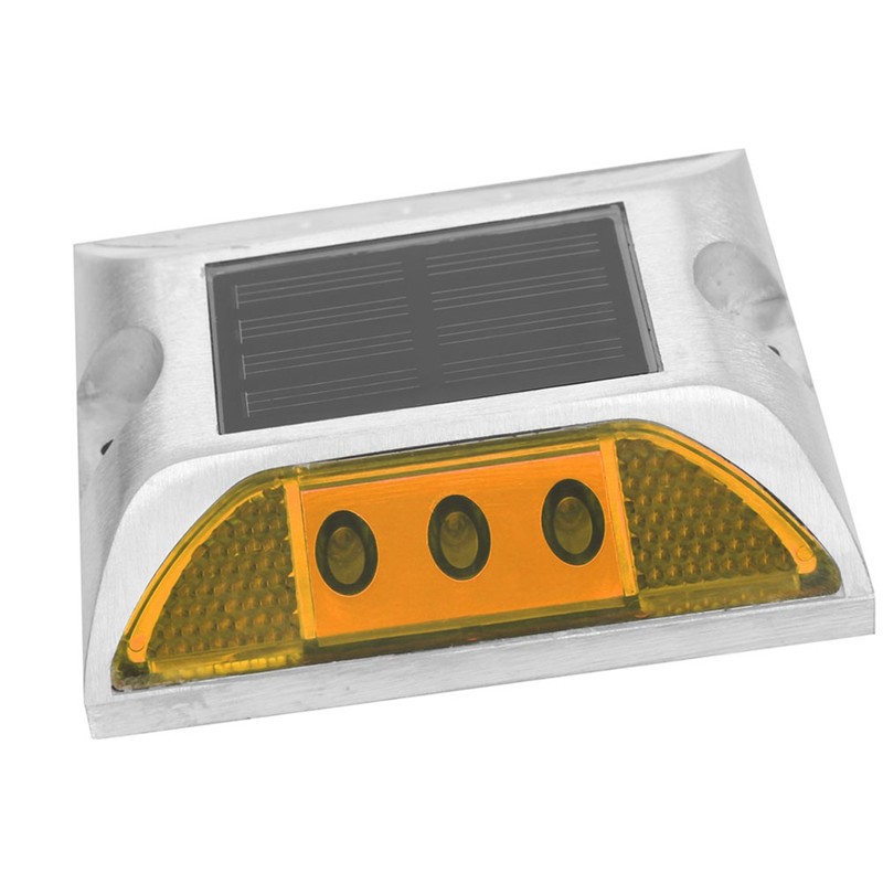 LED Solar Power Ground Marker Lights Waterproof Outdoor Driveway Road
