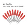 30 Pcs 45 Degree Standard Cutting Blades, Replacement Blades Compatibility