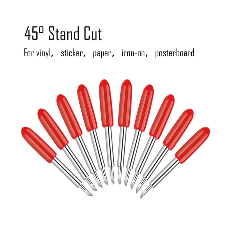 30 Pcs 45 Degree Standard Cutting Blades, Replacement Blades Compatibility
