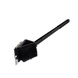 Cooking Concepts LC Wire Grill Cleaners, 12x6x1 in and 3-in-1 Grill Brushes, 18 in. Set (1) BBQ Grill Brush Stainless Steel 18" Barbecue Cleaning Brush w/Wire Bristles & Soft Comfortable Handle - Per