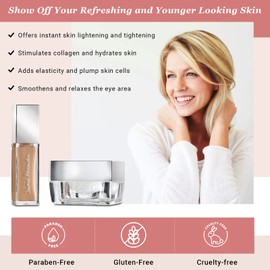 Jerome Alexander JA Basic TLC 3-in-1 Undereye Tightener & Concealer - Conceals Dark Circles, Reduces Under Eye Bags, and Minimizes the Appearance of Fine Lines & Wrinkles (Medium Dark)