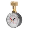 Water Pressure Gauge, Universal Water Pressure Gauge Iron and Aluminum