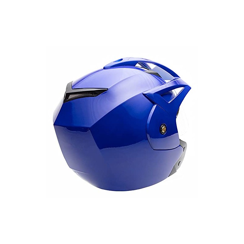 MMG 20 Motorcycle Scooter Open Face Helmet DOT Street Legal,