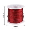 Red Metallic Cord 1 mm x 100 m for Crafts,