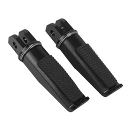 WORLDMOTOP Motorcycle Footpegs Front Passenger Foot Pegs Replacement for Daytona 675 R Bonneville T100 T120 Bobber Speed Triple R Street Triple Thruxton 1200 R Tiger Sport Foot Rests Pedal (black)