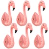 Yaocom 6 Pcs Cast Iron Flamingo Wall Hook Pink for