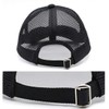 Spargel Men's Short Brim Cap, Mesh Cap, Hat, Short Brim,