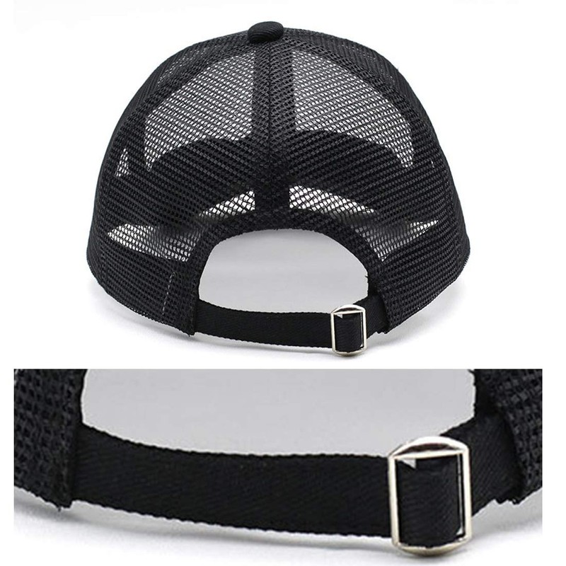 Spargel Men's Short Brim Cap, Mesh Cap, Hat, Short Brim,