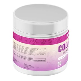 Colágeno con Ácido Hialurónico, Biotina, Vitamina K1 y D3, Envase con 180 g, 30 Porciones por Envase Rosovall