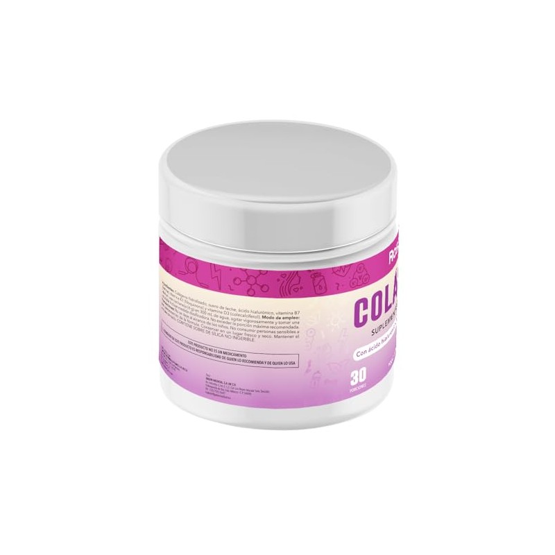 Colágeno con Ácido Hialurónico, Biotina, Vitamina K1 y D3, Envase