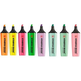 Original boss 4 u.+ highlighter fluorescent boss pastel 4 u.