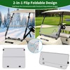 Cartalia Golf Cart Foldable Windshield 3/16" (5MM) Only Fits Club