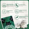 Funny Black Cat U Shaped Toilet Rug 24x20 Inch, Machine