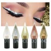 Delineador Liquido Ojos Lookave Glitter Diamante Indeleble Mermaid 04 Mate