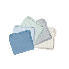 Green Sprouts Organic Cotton Muslin Cloths for Baby Wipes Face Washcloths Multi Purpose Use