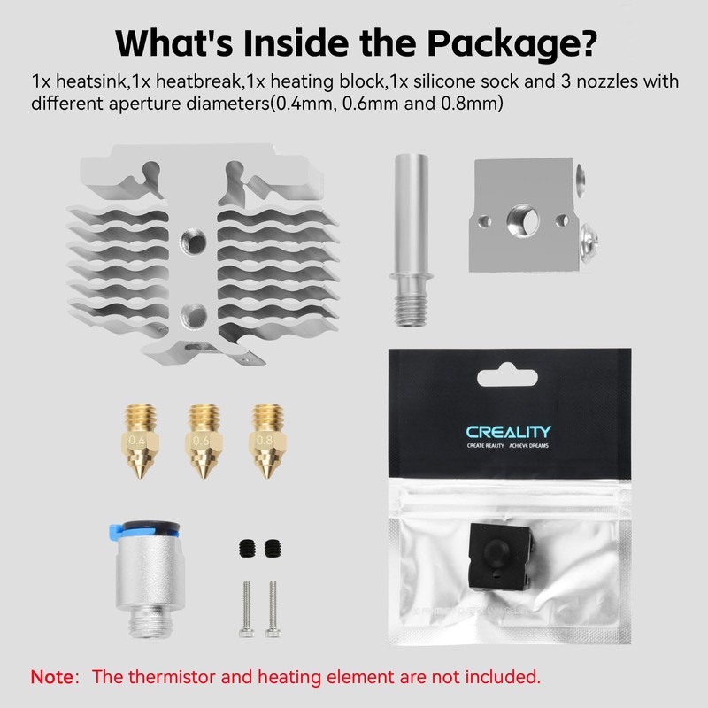 CREALITY Ender 3 V2 Neo Hotend Part Assembled Hot End