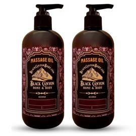 Black Canyon Home and Body Black Canyon Forget Me Not & Citrus Scented Massage Oil, 12 Oz (2 Pack)