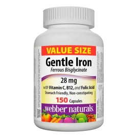 Hierro Suave Naturals Vitamina B12 Energía 150 Cápsulas