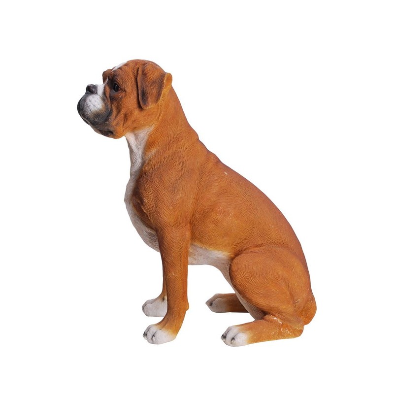 Hi-Line Gift Ltd Sitting Boxer Dog Statue