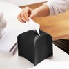 VOANZO 2 x Square Modern Dainty PU Leather Tissue Box