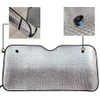 Kasaviva Silver Folding Car Sun Shade High Reflective UV Protection