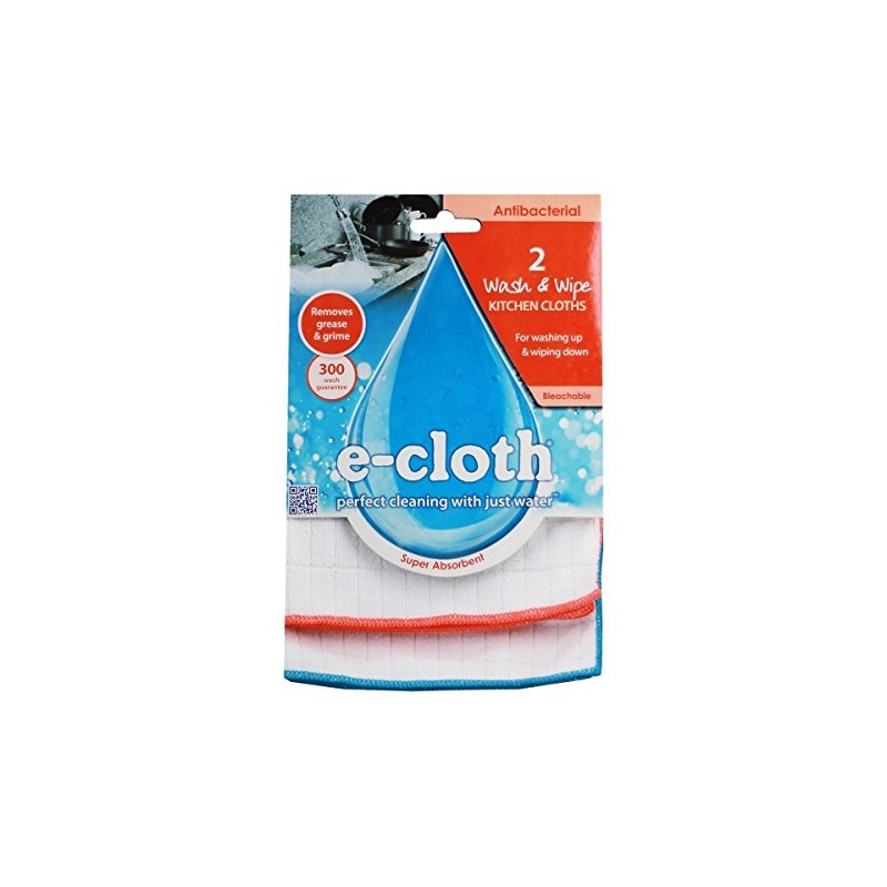 E-Cloth Antibacterial Wash & Wipe Cl 2unit X 5 (Pack