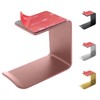Mt.Jun Aluminum Under-Desk Headphone Hook, with Strong Adhesive Tape, Holds