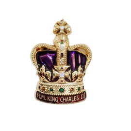 King Charles III Coronation Crown Lapel Pin Badge Brooch Decorations Gifts Memorabilia